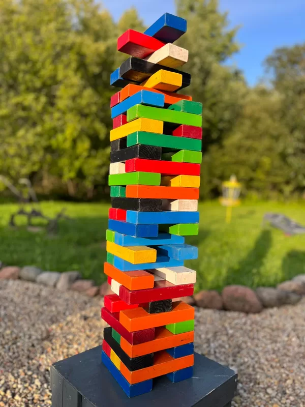 Krāsainā jenga